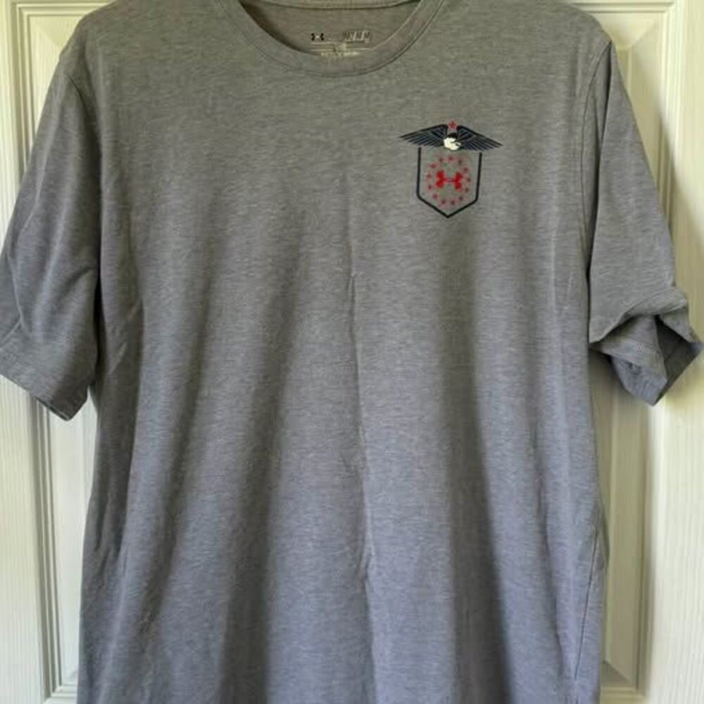 Under Armour Freedom T-Shirt - Gray - Size Medium